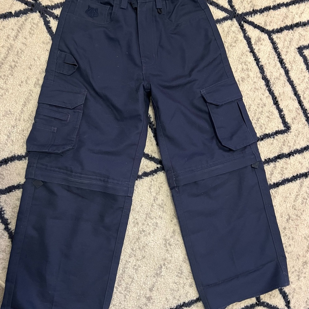 Navy Cub Scouts Uniform SwitchBack 2 Cargo Pants excellent condition